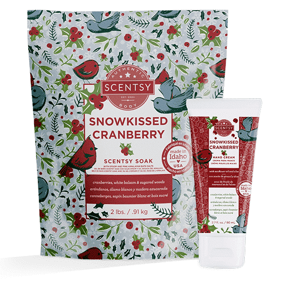 SNOWKISSED CRANBERRY SCENTSY BODY BUNDLE