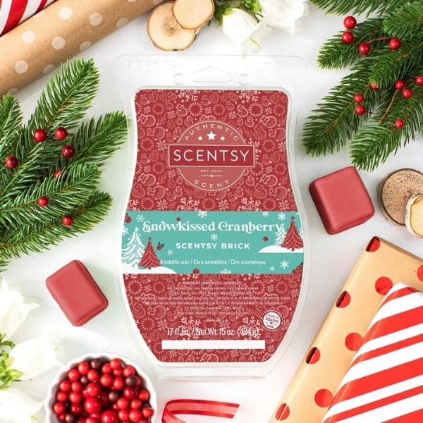 SNOWKISSED CRANBERRY SCENTSY BRICK