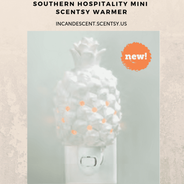 Southern Hospitality Pineapple Nightlight Mini Scentsy Warmer Southern Hospitality Pineapple Mini Scentsy Warmer