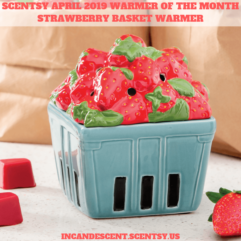 NEW! STRAWBERRY BASKET SCENTSY WARMER APRIL 2019 SPECIAL Scentsy