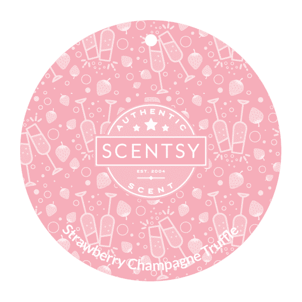 STRAWBERRY CHAMPAGNE TRUFFLE SCENTSY SCENT CIRCLE