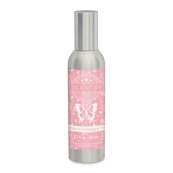 STRAWBERRY CHAMPAGNE TRUFFLE SCENTSY ROOM SPRAY