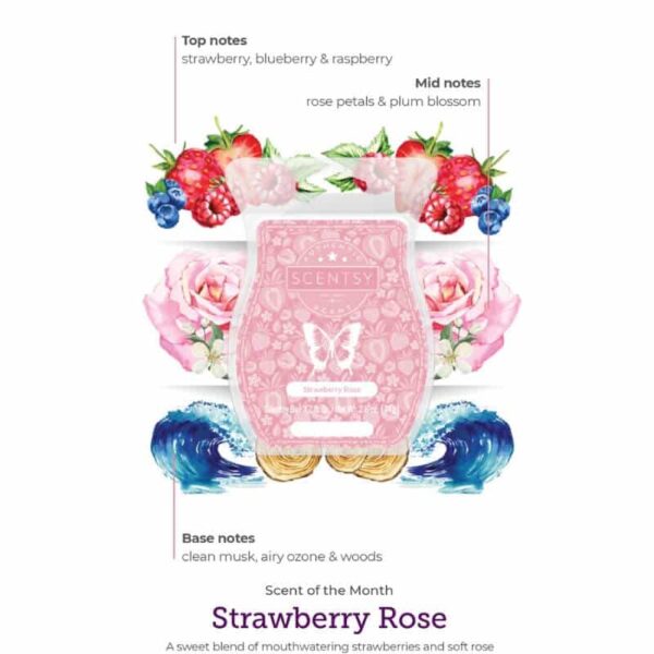 STRAWBERRY ROSE SCENTSY BAR