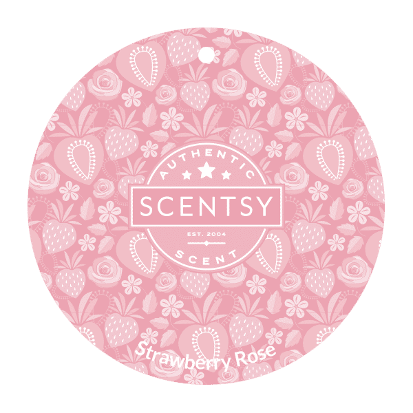 STRAWBERRY ROSE SCENTSY SCENT CIRCLE