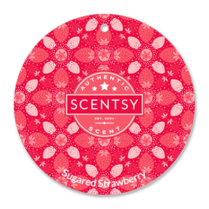 Sugared Strawberry Scentsy Scent Circle