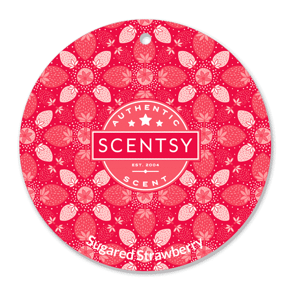 Sugared Strawberry Scentsy Scent Circle