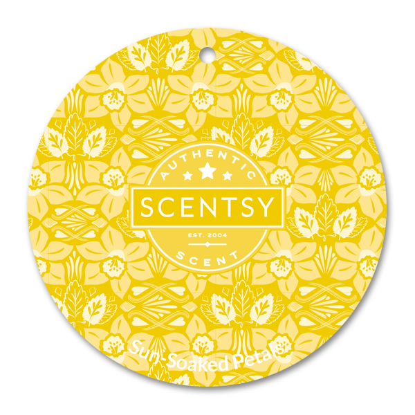 SUNSOAKED PETALS SCENTSY SCENT CIRCLE