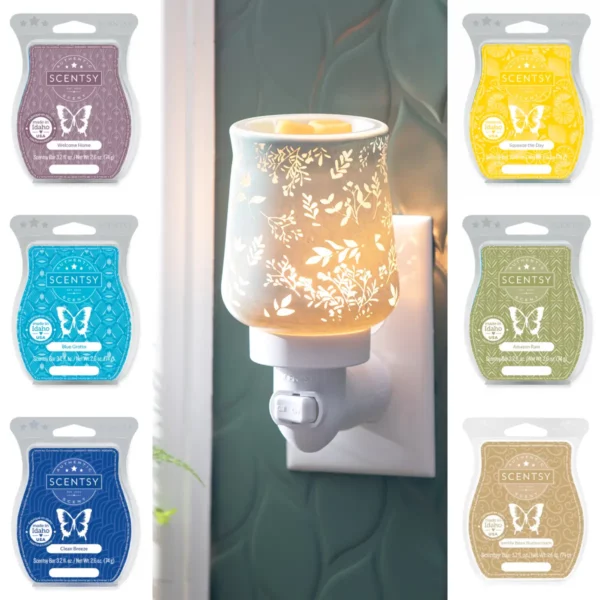 Sage Advice Mini Scentsy Warmer & Wax Bundle