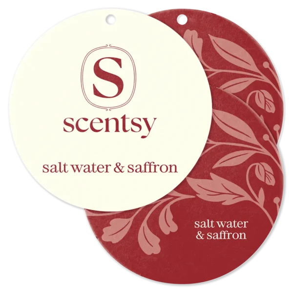 Salt Water & Saffron Scentsy Scent Circle 3 Pack