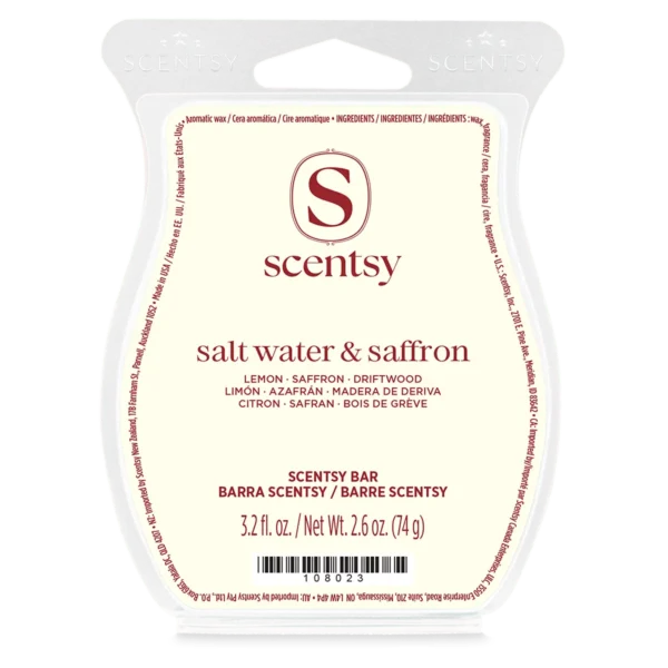 Salt Water & Saffron Scentsy Wax Bar