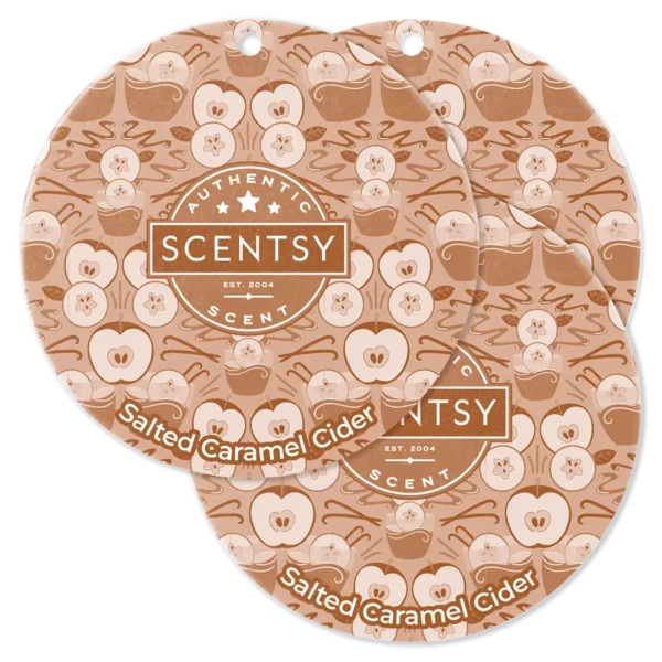 Salted Caramel Cider Scentsy Scent Circle 3 Pack