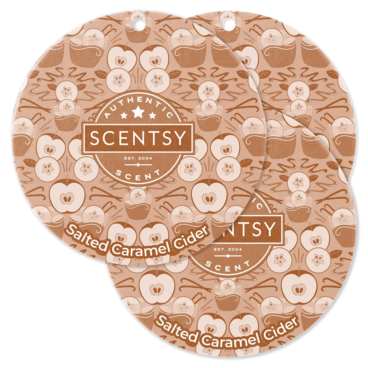 Salted Caramel Cider Scentsy Scent Circle 3 Pack