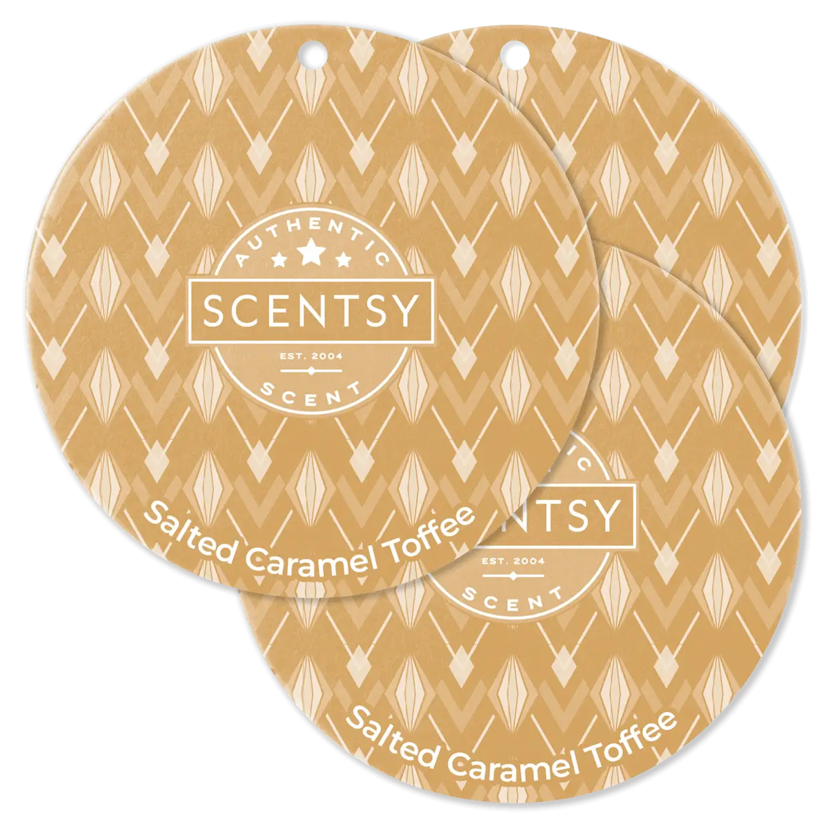 Salted Caramel Toffee Scentsy Scent Circle 3 Pack Bundle