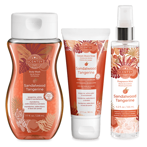 Sandalwood Tangerine Scentsy Body Set