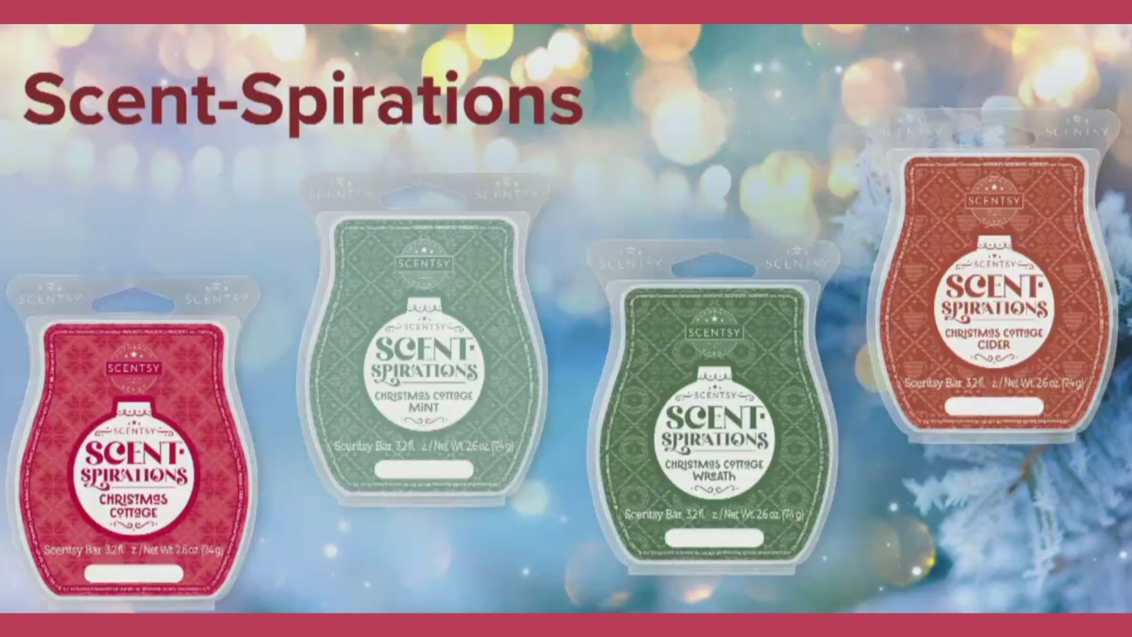 Scentsy Scent-Spirations Christmas Cottage Wax Collection | Shop 11/13