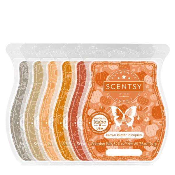 Squash Goals Scentsy 6 Wax Bar Bundle