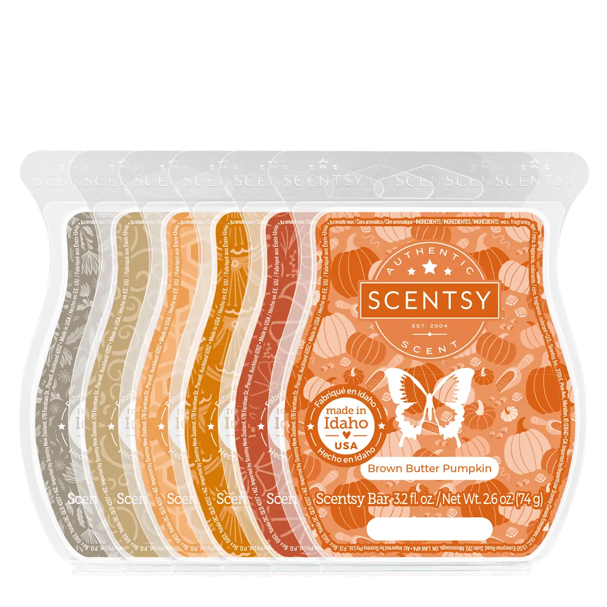 Squash Goals Scentsy 6 Wax Bar Bundle