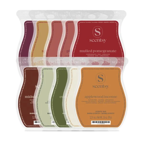 Scentsy 10 Bar New Season Bundle (2) Scentsy New Release Fall & Winter Fragrance 10 Bar Bundle (2026)