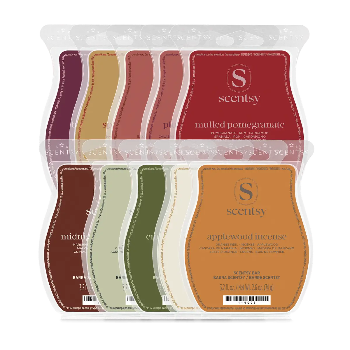 Scentsy 10 Bar New Season Bundle (2) Scentsy New Release Fall & Winter Fragrance 10 Bar Bundle (2026)