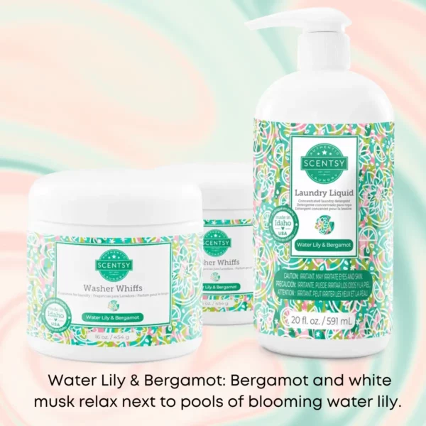 Water Lily & Bergamot Scentsy Laundry Bundle