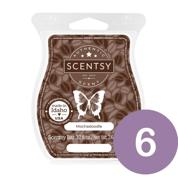 Mochadoodle Scentsy 6 Wax Bar Bundle