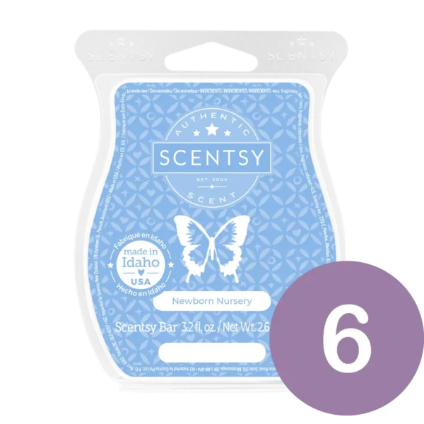 Newborn Nursery Scentsy 6 Wax Bar Bundle