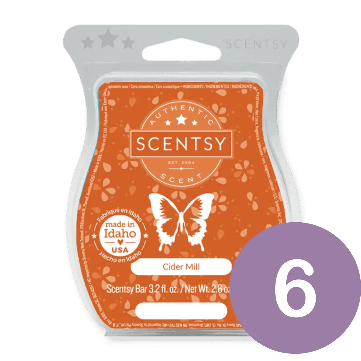 Cider Mill 6 Scentsy Wax Bar Bundle
