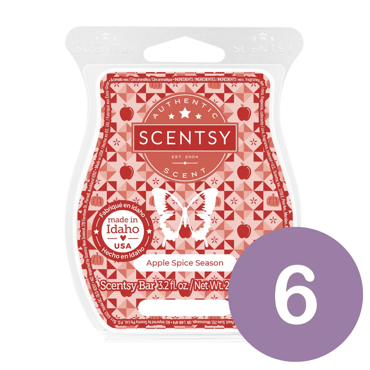 Apple Spice Season 6 Scentsy Wax Bar Bundle