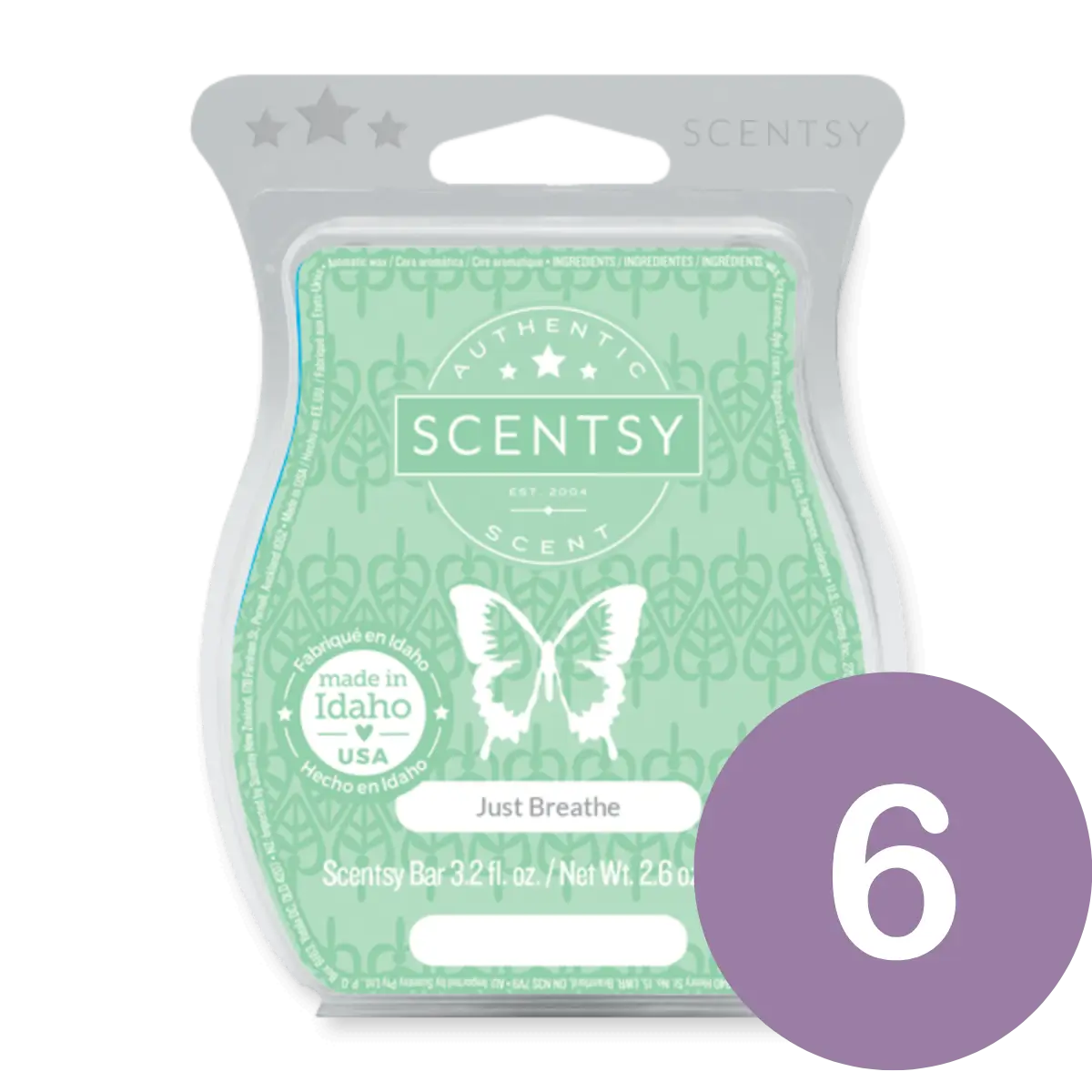 Aloe Water & Cucumber Scentsy 6 Wax Bar Bundle