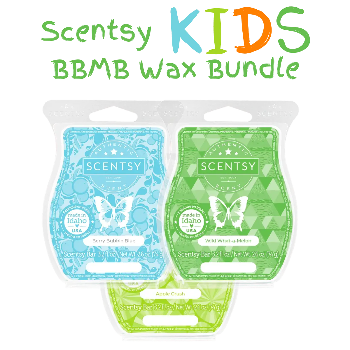 Scentsy Kids Bring Back My Bar Wax Bundle