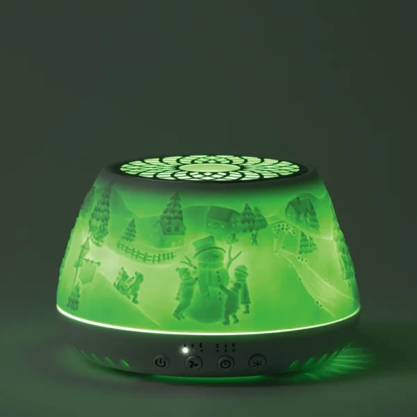Scentsy Air Quad – Icicle Lane - Glow - Green Icicle Lane Air Quad Fan Diffuser - Holiday 2026