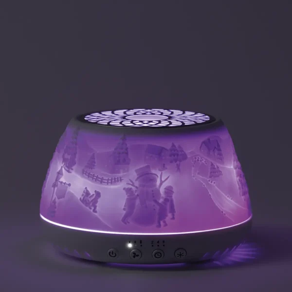 Scentsy Air Quad – Icicle Lane - Glow - Purple Icicle Lane Air Quad Fan Diffuser - Holiday 2026