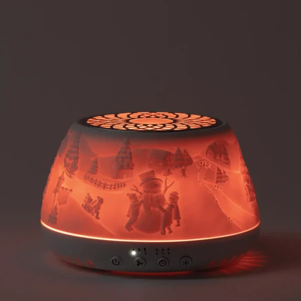 Scentsy Air Quad – Icicle Lane - Glow - Red Icicle Lane Air Quad Fan Diffuser - Holiday 2026