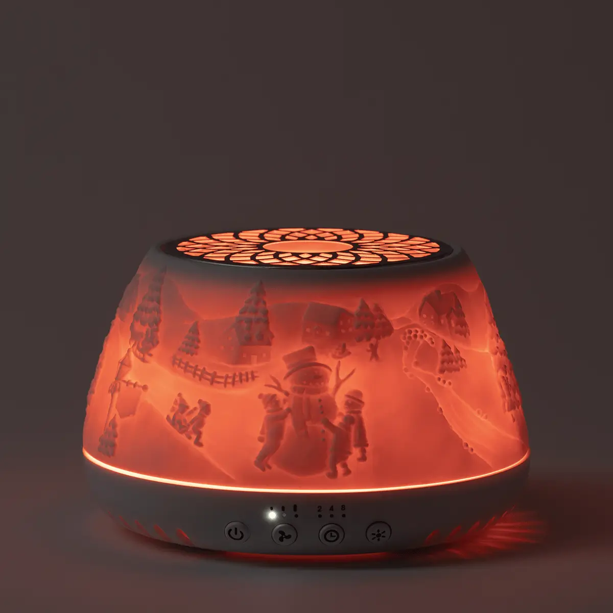 Scentsy Air Quad – Icicle Lane - Glow - Red Icicle Lane Air Quad Fan Diffuser - Holiday 2026
