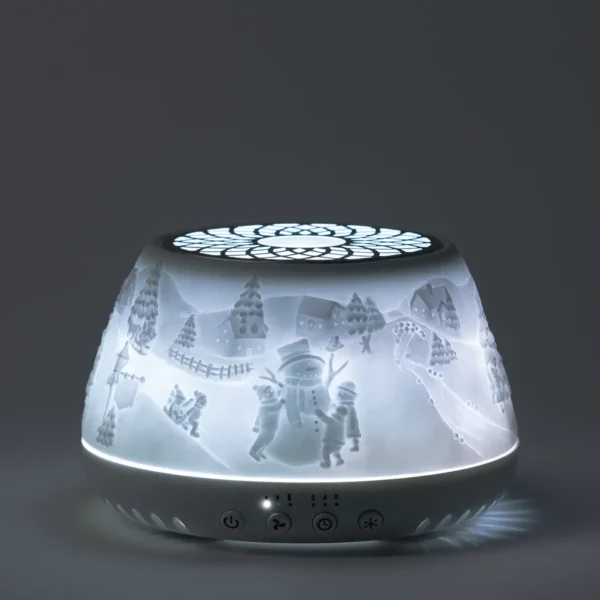 Scentsy Air Quad – Icicle Lane - Glow - White Icicle Lane Air Quad Fan Diffuser - Holiday 2026