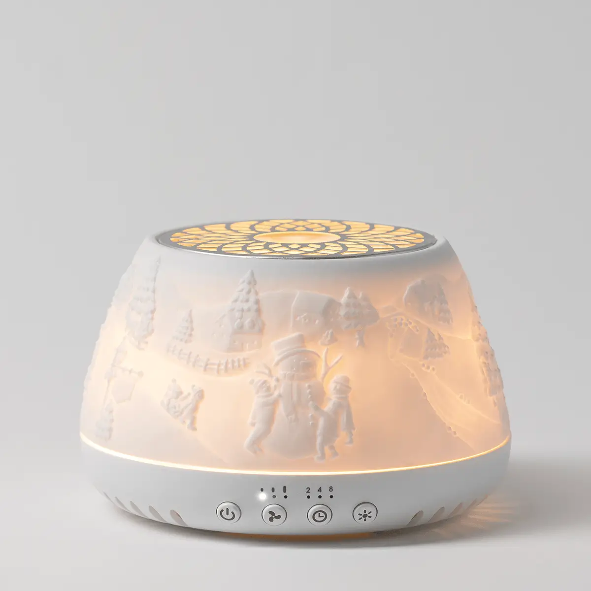 Scentsy Air Quad – Icicle Lane - Lit 1 Icicle Lane Air Quad Fan Diffuser - Holiday 2026
