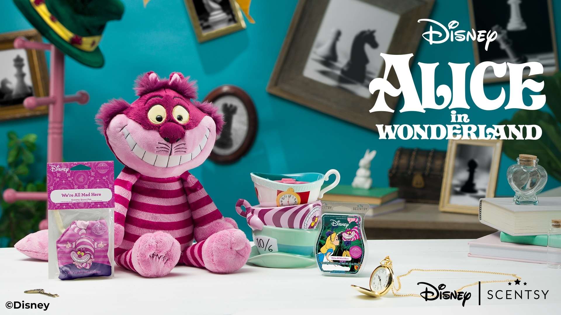 Scentsy Alice in Wonderland Collection