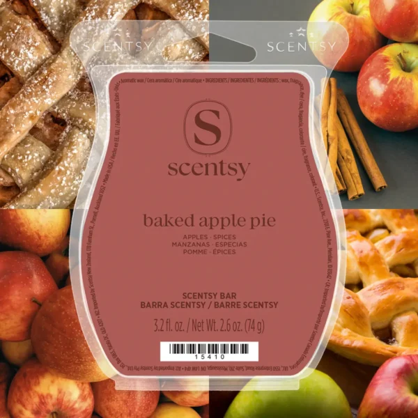 Scentsy Bars Stylized 2026 Annual Catalog (11) Baked Apple Pie Scentsy Wax Bar