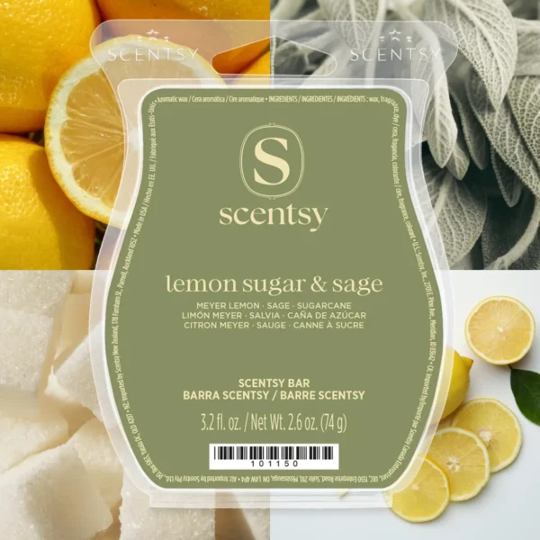 Lemon Sugar & Sage Scentsy Wax Bar