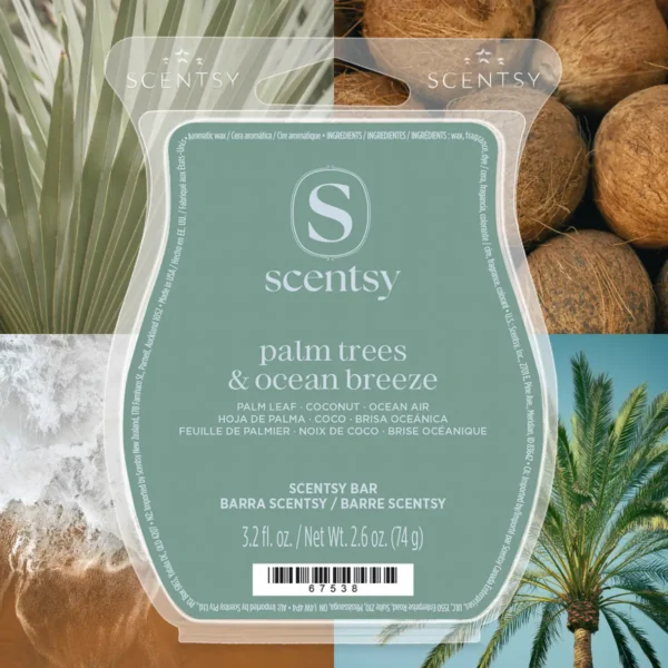 Palm Trees & Ocean Breeze Scentsy Wax Bar