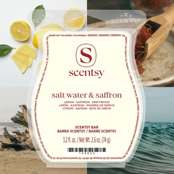 Salt Water & Saffron Scentsy Wax Bar