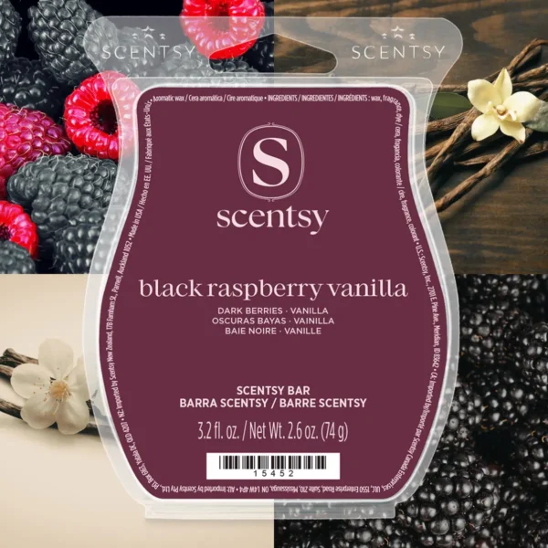 Black Raspberry Vanilla Scentsy Wax Bar