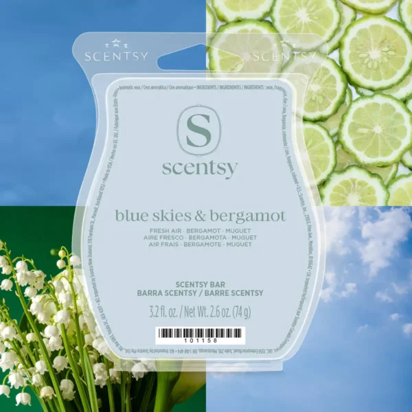 Blue Skies & Bergamot Scentsy Wax Bar