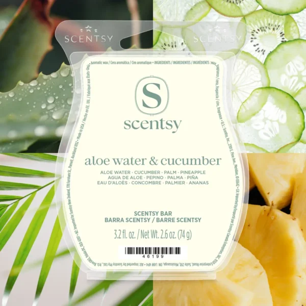 Aloe Water & Cucumber Scentsy Wax Bar