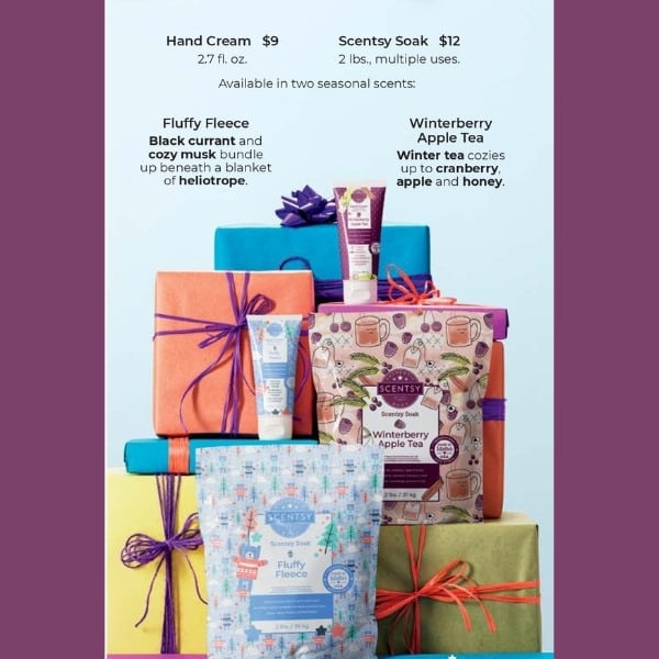 Scentsy Bath products Holiday 2022