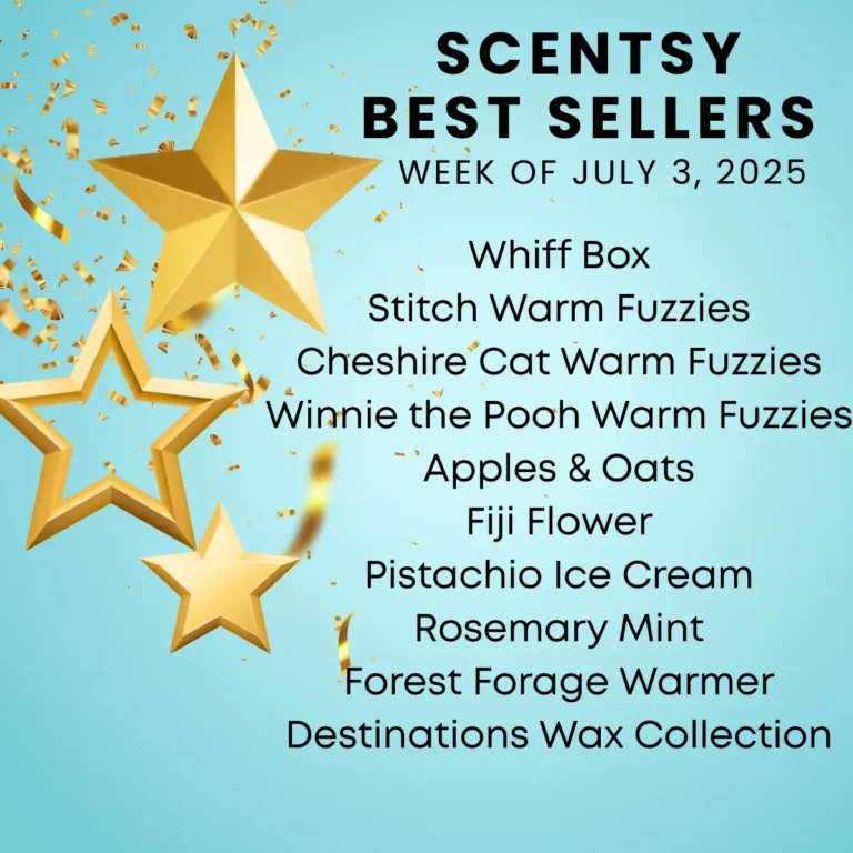 Scentsy Top Sellers - Week of July 3, 2025