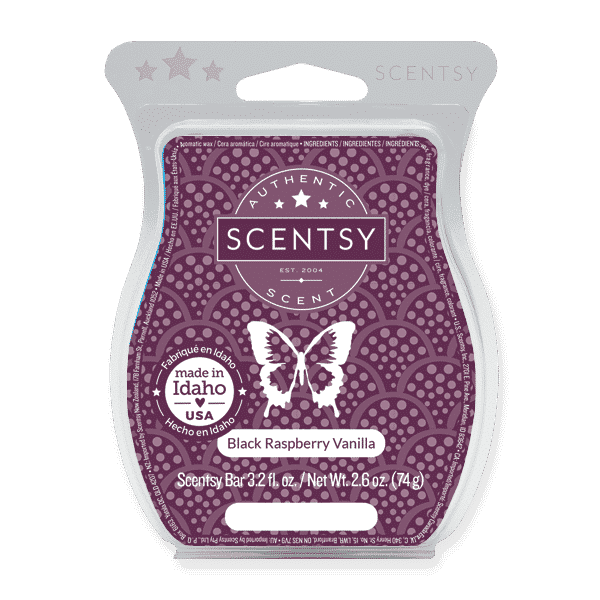 Scentsy Black Raspberry Vanilla Wax Bar