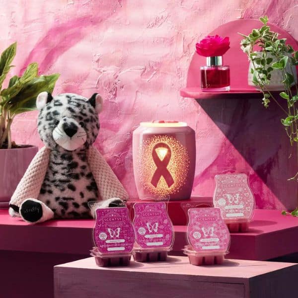 Scentsy donation summary for the Breast Cancer Awareness Collection