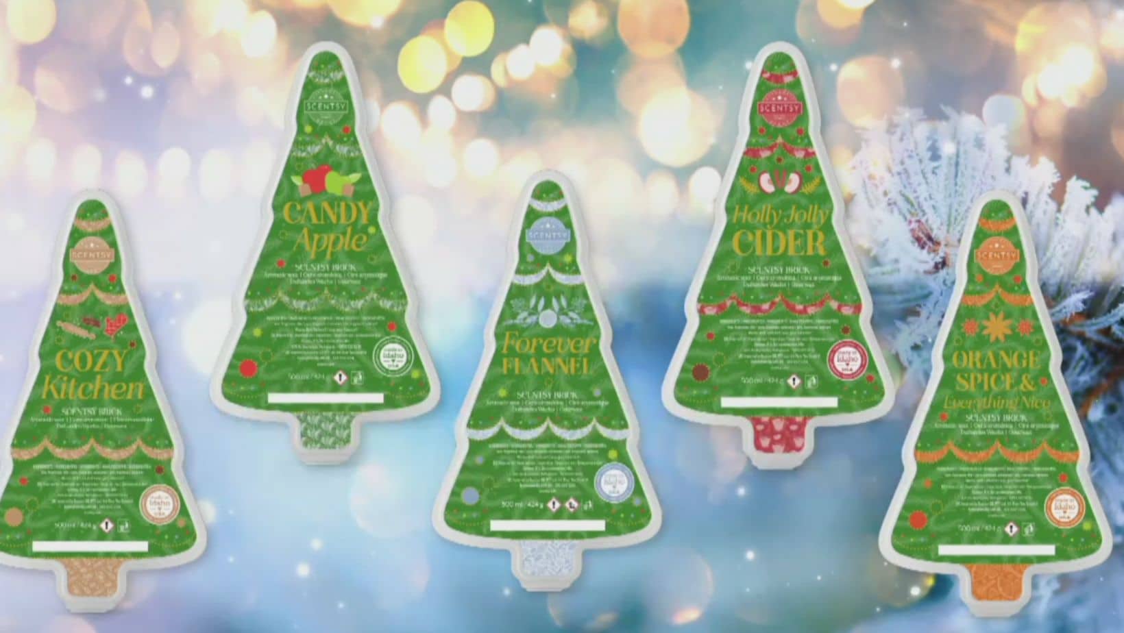 Scentsy 2023 Holiday & Christmas Bricks Shop 10/16 Incandescent