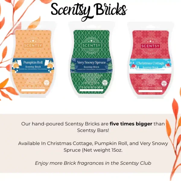 Christmas Cottage Scentsy Brick